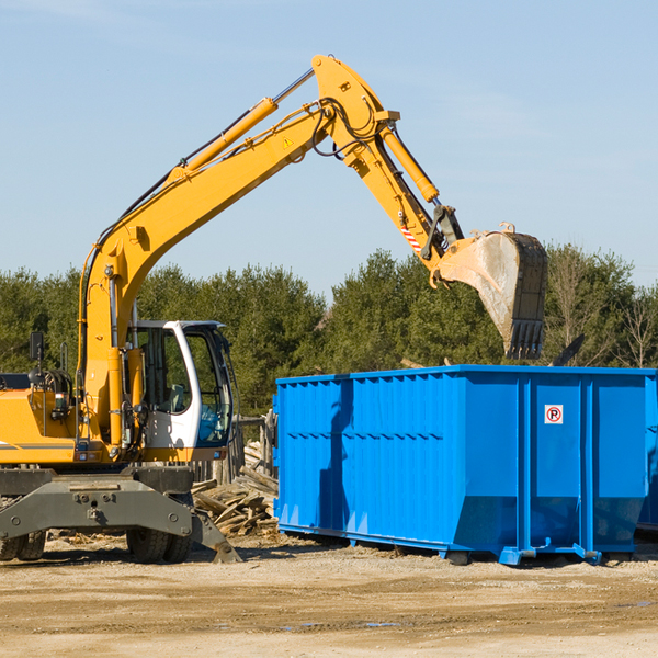 how many times can i have a residential dumpster rental emptied in Bushnell Florida